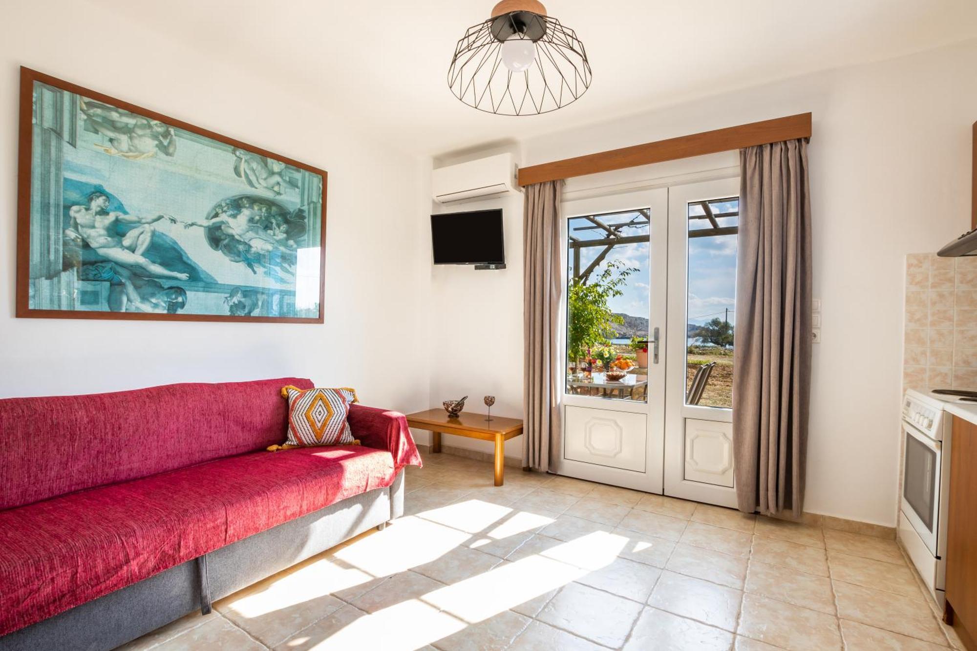 Venetia'S Garden Apartment Lefkos  ภายนอก รูปภาพ